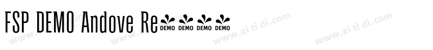 FSP DEMO Andove Re字体转换 FSP DEMO Andove Re字体转换